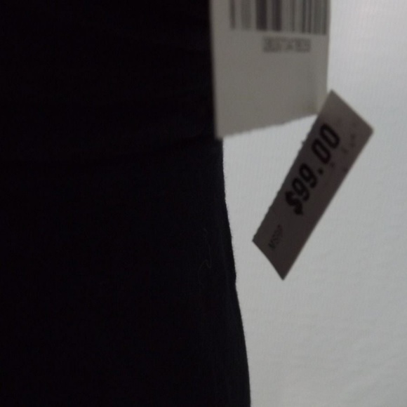 INC BLACK Halter Tunic Top w/ Beaded Necklace XL - Picture 3 of 7